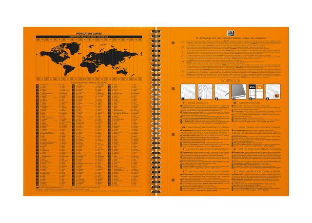 Spiraalblok Oxford International Notebook A4+ 160 pagina's lijn — Foto 2 von 2