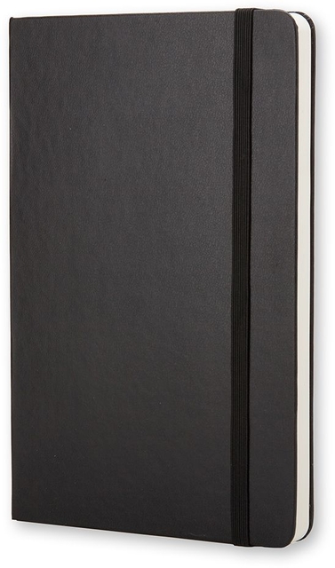 Notitieboek Moleskine pocket 90x140mm blanco hard cover zwart — Foto 2 von 2