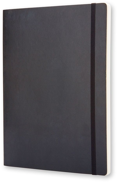Notitieboek Moleskine XL 190x250mm blanco zwart — Foto 2 von 2