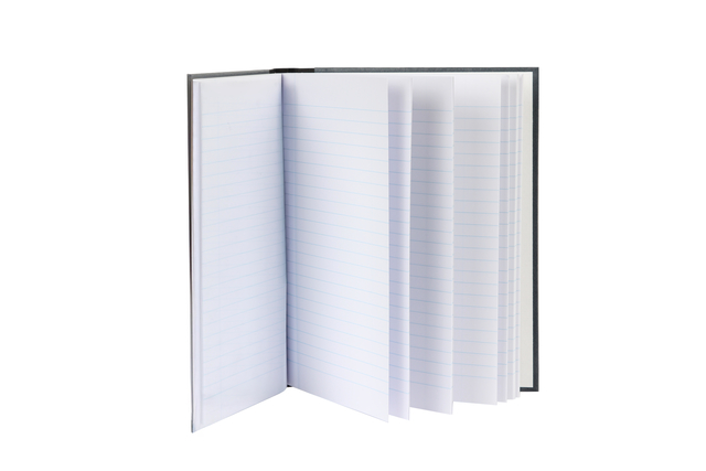Notitieboek Djois Atlanta Excellent genaaid 210x165mm 96blz lijn grijs gewolkt — Foto 2 von 2