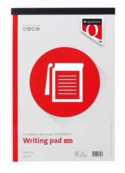 Schrijfblok Quantore A4 gelinieerd