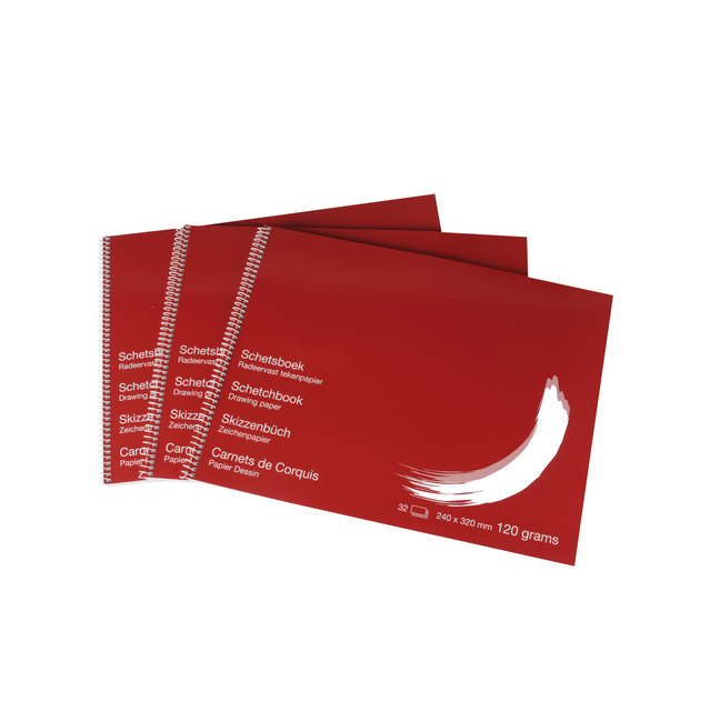 Schetsboek Papyrus 240x320mm 120gr 32vel — Photo 2 sur 2