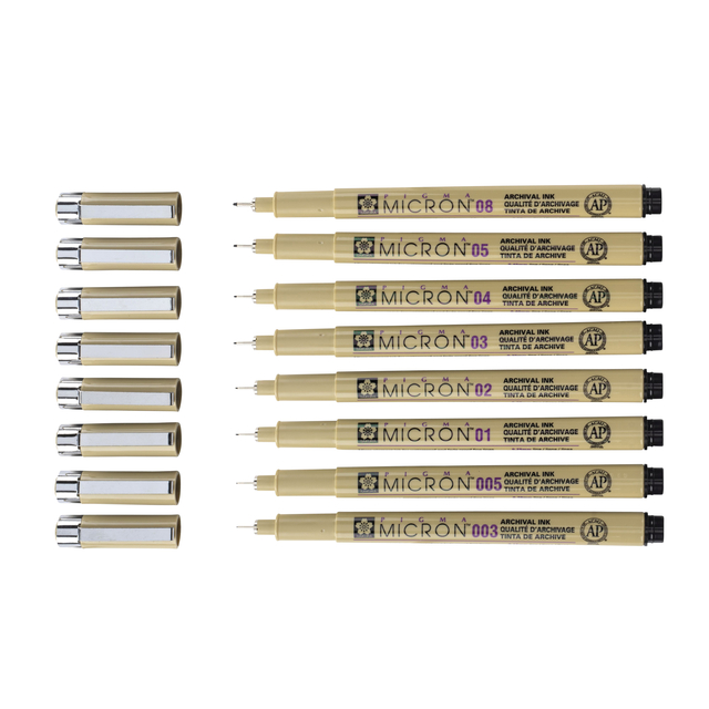 Fineliner Sakura Pigma Micron 03 0.35mm zwart — Foto 2 von 2