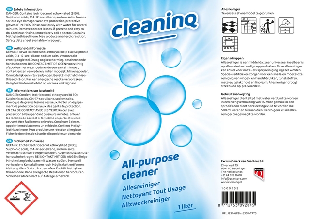 Allesreiniger Cleaninq 1 liter — Foto 2 von 2