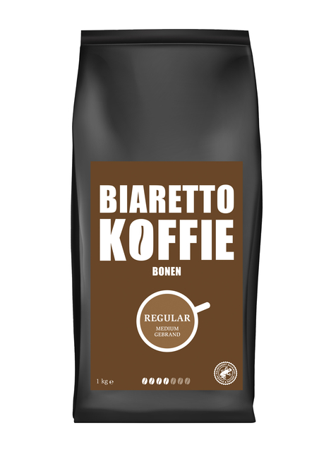 Koffie Biaretto bonen regular 1000 gram — Foto 2 von 2