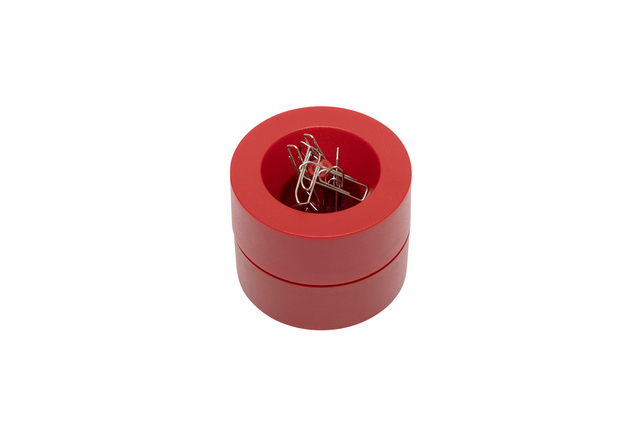 Papercliphouder MAUL Pro magnetisch Ø73x60mm rood — Foto 2 von 2