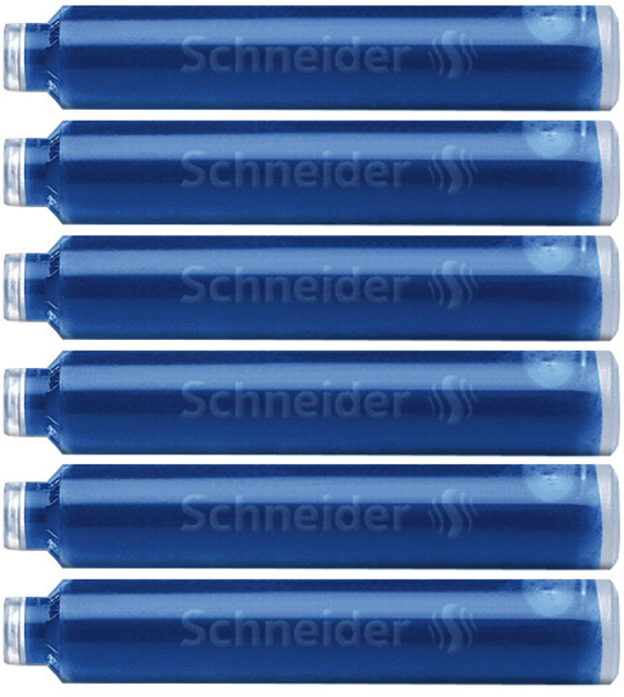 Inktpatroon Schneider din blauw doos à 6 stuks — Foto 2 von 2