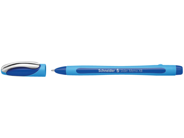 Balpen Schneider Slider Memo extra breed blauw — Foto 2 van 2