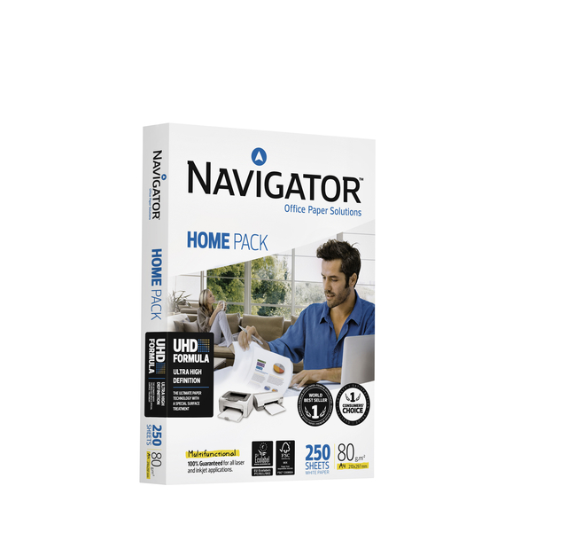 Kopieerpapier Navigator Homepack A4 80gr wit 250 vel — Foto 2 von 2