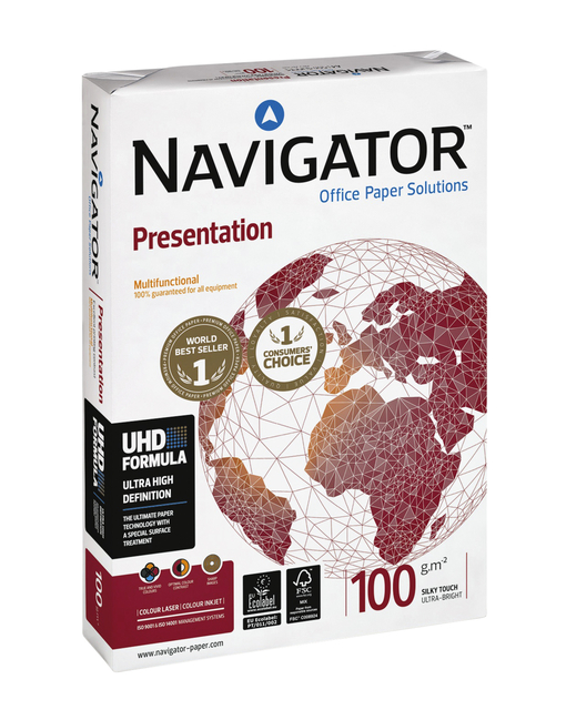 Kopieerpapier Navigator Presentation A4 100gr wit 500 vel — Foto 2 von 2