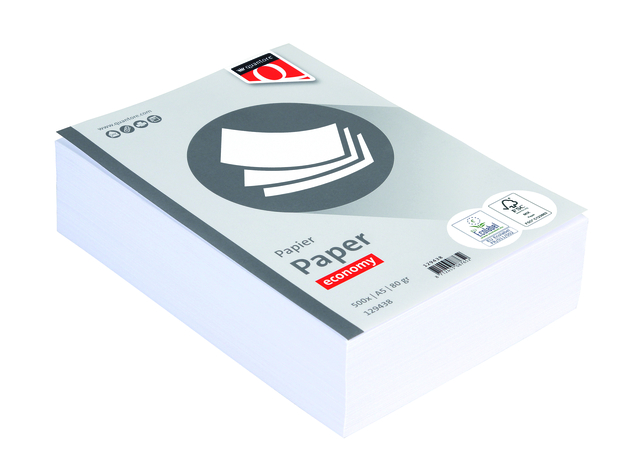 A5 Kopieerpapier Quantore Economy 80gr wit 500vel — Foto 2 von 2