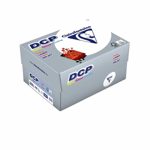 Laserpapier Clairefontaine DCP A4 250gr wit 125 vel — Foto 2 von 2