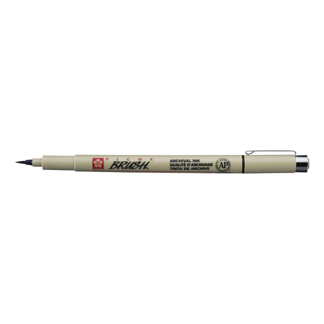 Brushpen Sakura Pigma Brush zwart — Foto 2 von 2
