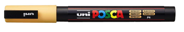 Paintmarker Uni POSCA PC3M fijn abrikoos