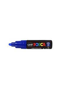 Paintmarker Uni POSCA PC7M breed donkerblauw