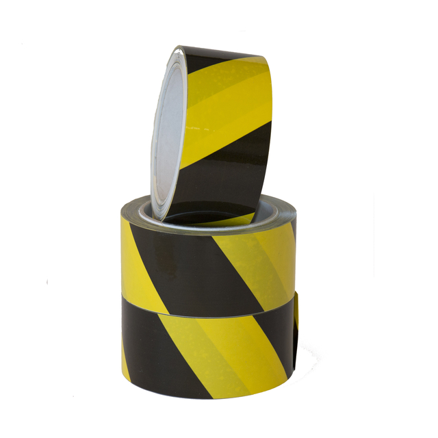 Vloermarkeringstape IEZZY 50mmx33m zwart/geel — Photo 2 sur 2