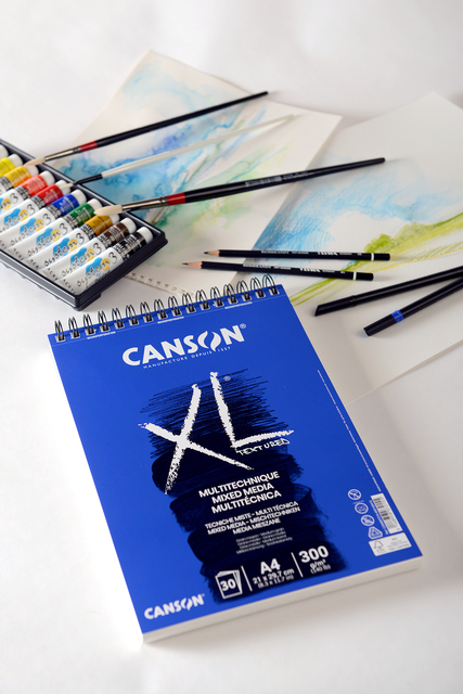 Mixed mediapapier Canson XL Textured Mixed Media 15vel 300gr A5 wit — Foto 2 von 2