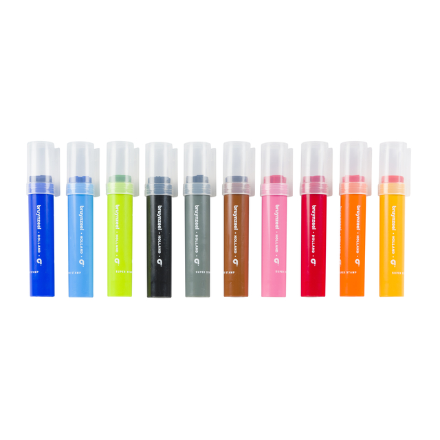 Stempelstift Bruynzeel Kids Super Stamp assorti 10 stuks — Photo 2 sur 2