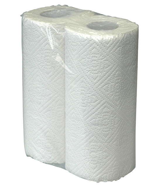 Keukenrol Cleaninq 2-laags 50 vel wit — Foto 2 von 2