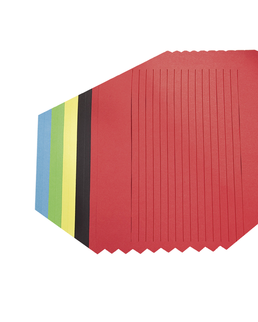 Vlechtpapier Folia 130gr 35x50cm 10 vel assorti kleuren — Foto 2 von 2