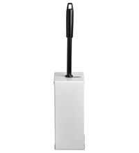 Toiletborstelset Quartzline rvs wit 448901