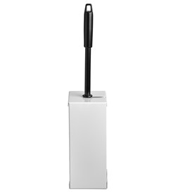 Toiletborstelset Quartzline rvs wit 448901