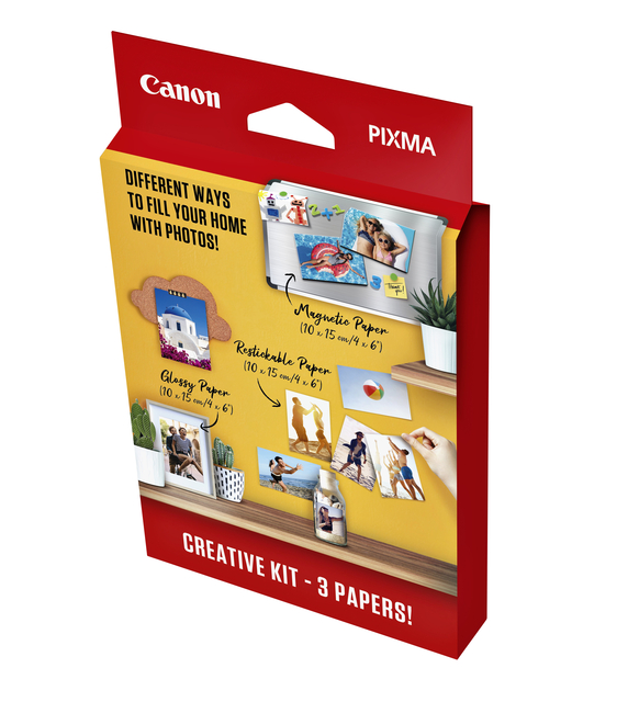 Fotopapier Canon creatieve kit met 3 soorten papier 60 vel — Foto 2 von 2