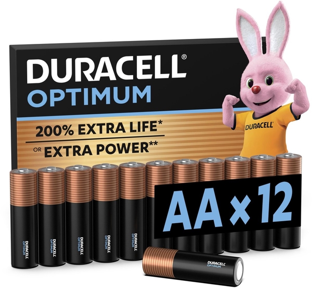 Batterij Duracell Optimum 12x AA — Foto 2 von 2