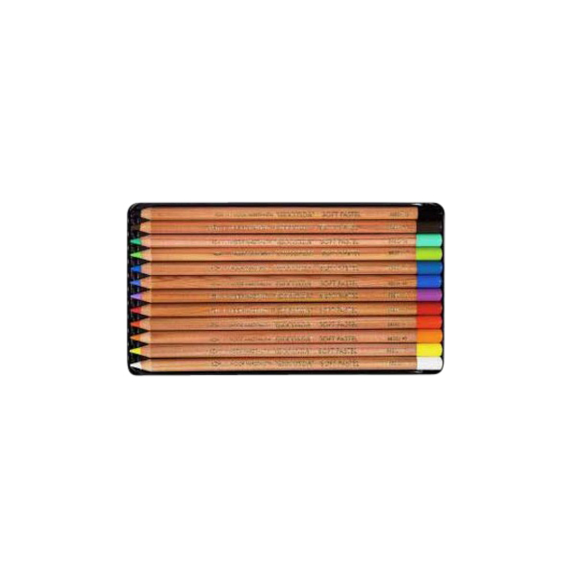 Pastelpotlood Koh-I-Noor gioconda 12 assorti — Photo 2 sur 2
