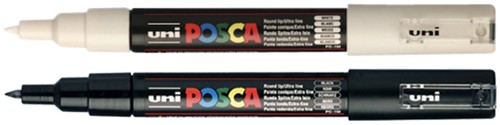 Paintmarker Uni POSCA PC1MC extra fijn wit-2