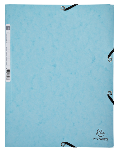 Elastomap Exacompta Aquarel A4 3 kleppen 400gr glanskarton assorti — Foto 2 van 2