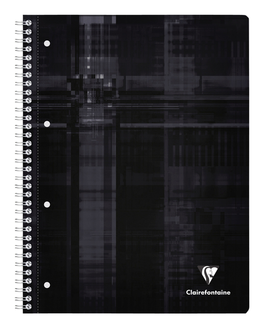 Collegeblok Clairefontaine Studium A4+ ruit 5x5mm 4-gaats 80 pagina's assorti — Photo 2 sur 2