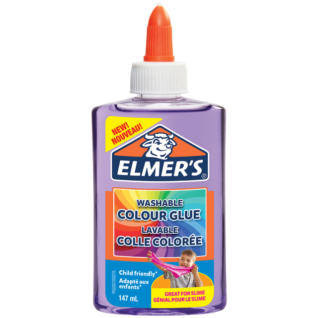 Kinderlijm Elmer's transparant paars