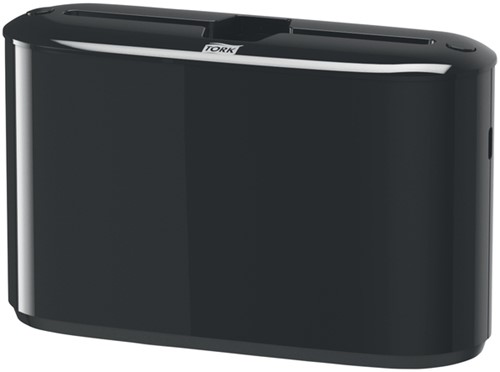 Handdoekdispenser Tork Xpress H2 Multifold Countertop Elevation zwart 552208-2