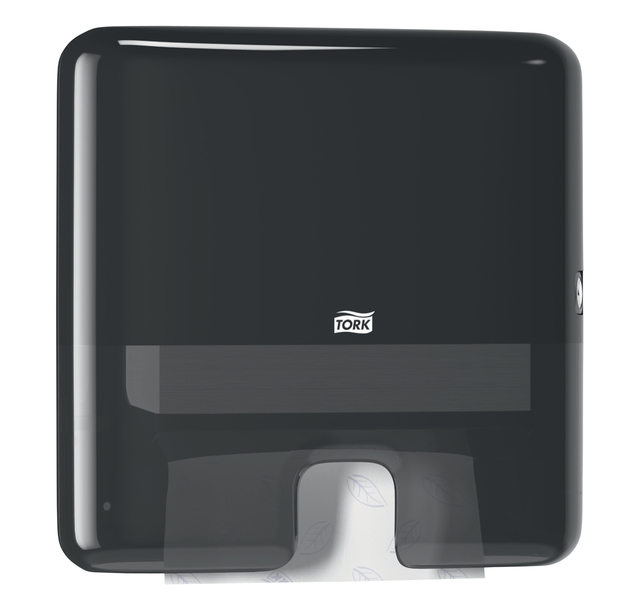 Handdoekdispenser Tork H2 Elevation Xpress klein zwart 552108 — Foto 2 von 2