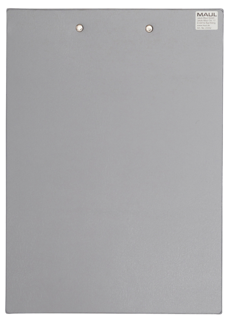 Klembord MAUL A4 staand PVC zilvergrijs — Photo 2 sur 2