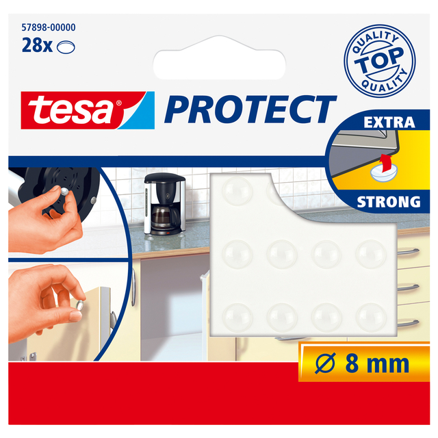 Anti-slip en geluiddempers tesa® Protect 28 stuks