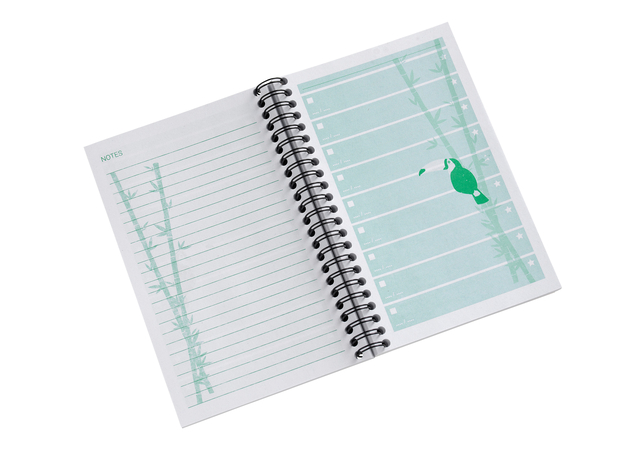 Things to do Djois Atlanta recycled papier Jungle 125x195mm 100 vel 70gr groen 2 stuks — Photo 2 sur 2