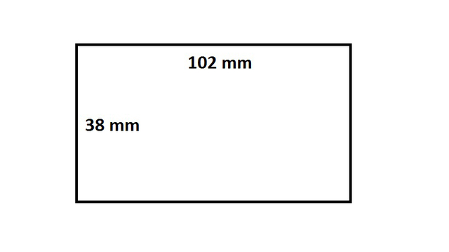 Labeletiket IEZZY Zebra 880191-038D 102x38mm 25mm wit permanent 1790st — Foto 2 von 2