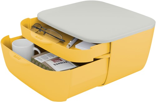 Ladenblok Leitz Cosy 2 laden geel-3