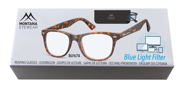 Leesbril Montana +1.00 dpt blue light filter turtle — Foto 2 von 2