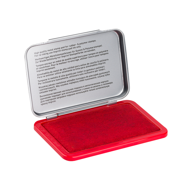 Inktkussen Trodat metaal 9051M 90x50mm rood — Photo 2 sur 2