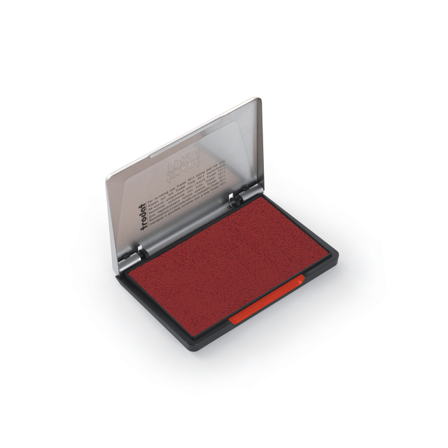 Inktkussen Trodat metaal 9052M 110x70mm rood — Photo 2 sur 2