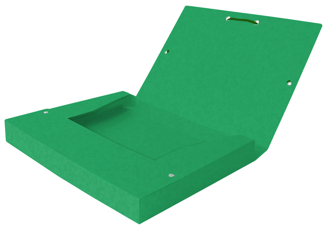 Elastobox Oxford Top File+ A4 40mm groen — Photo 2 sur 2