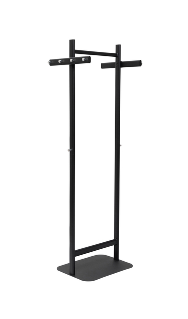 Garderoberek MAUL Salsa staand 172x52x40cm 40kg, 8 haken zwart RAL9004 — Photo 2 sur 2