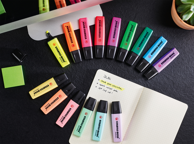 Markeerstift STABILO BOSS Original 70/112 pastel luchtig blauw — Foto 2 van 2