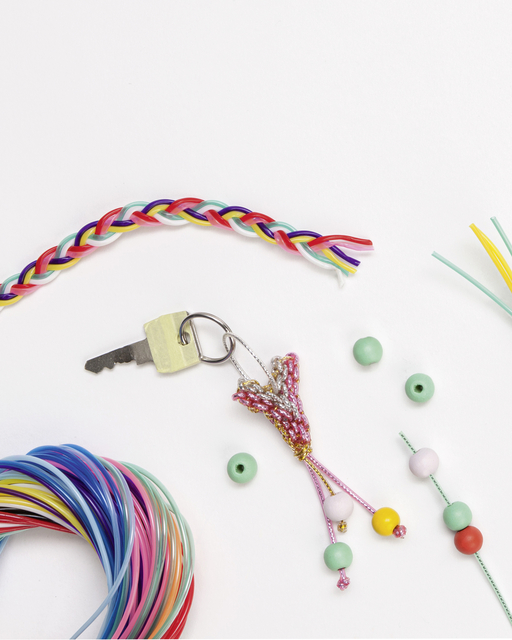 Scoubidoo touwtjes Folia 100cm 100 stuks assorti kleuren — Foto 2 von 2