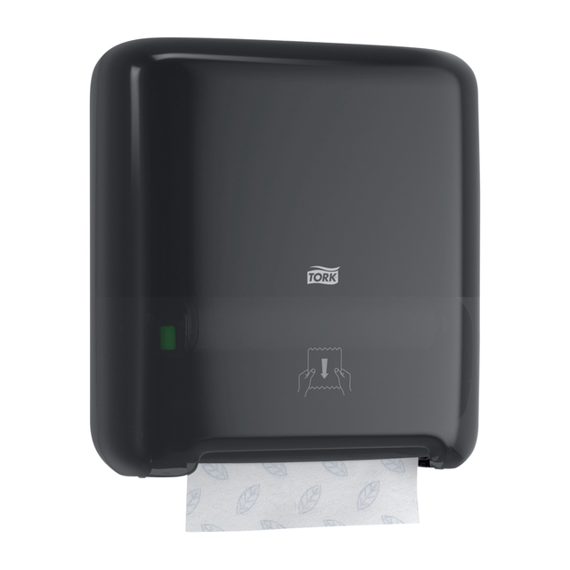 Handdoekroldispenser Tork H1 Elevation Matic zwart 551008 — Photo 2 sur 2