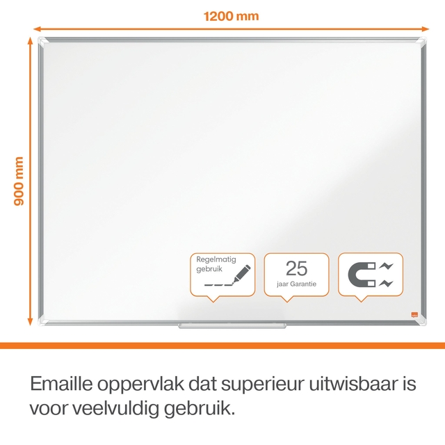 Whiteboard Nobo Premium Plus 90x120cm emaille — Foto 2 von 2