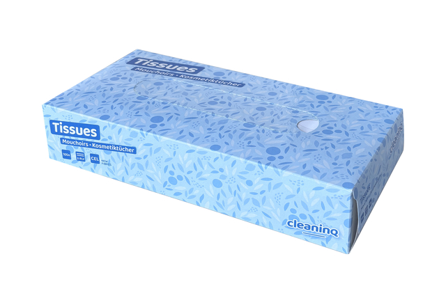 Facial tissues Cleaninq F1 2-laags 100 vel wit — Foto 2 von 2